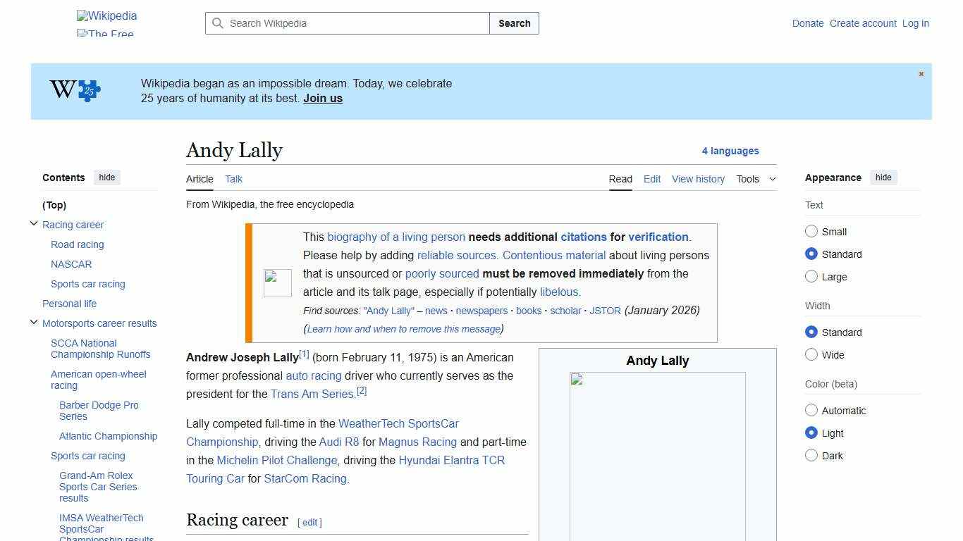 Andy Lally - Wikipedia
