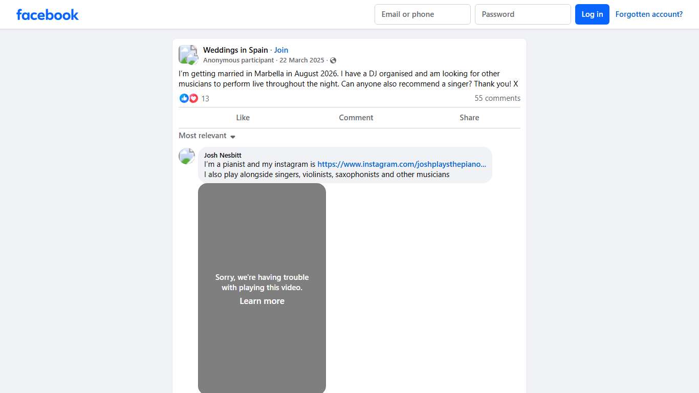 Weddings in Spain I’m getting married in Marbella in August 2026 Facebook